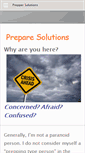 Mobile Screenshot of preparesolutions.com